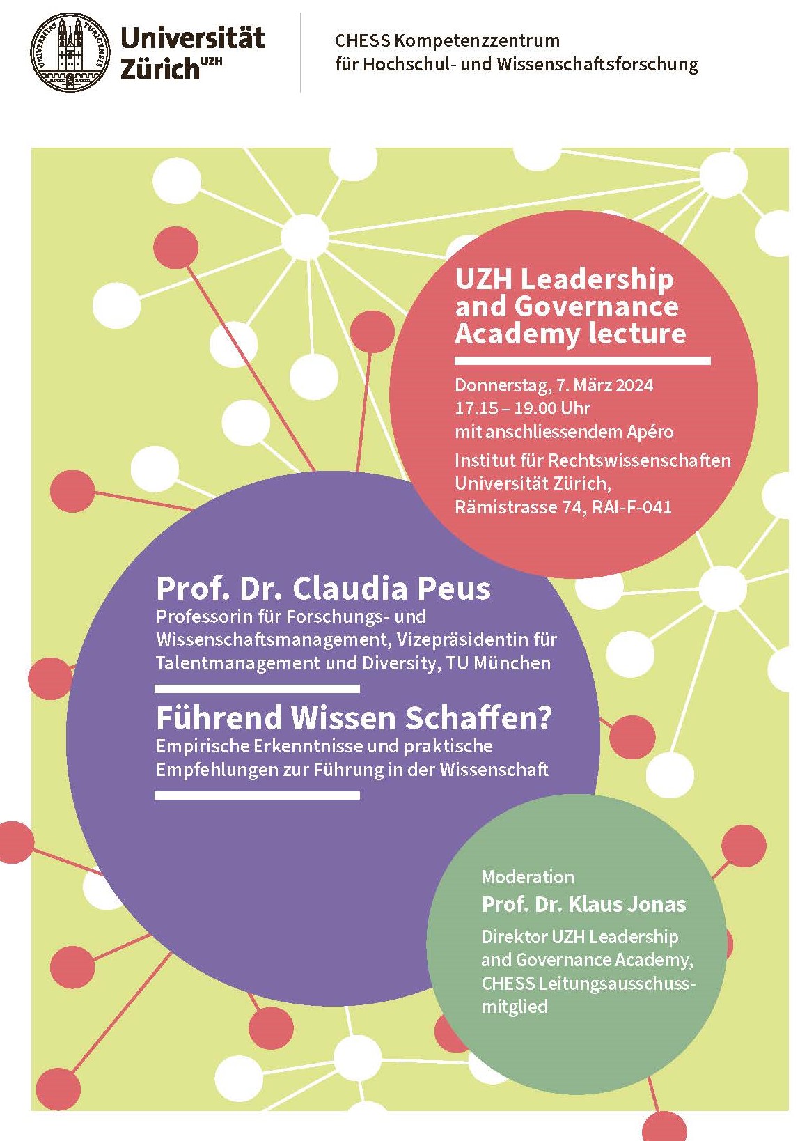 Flyer Lecture Claudia Peus